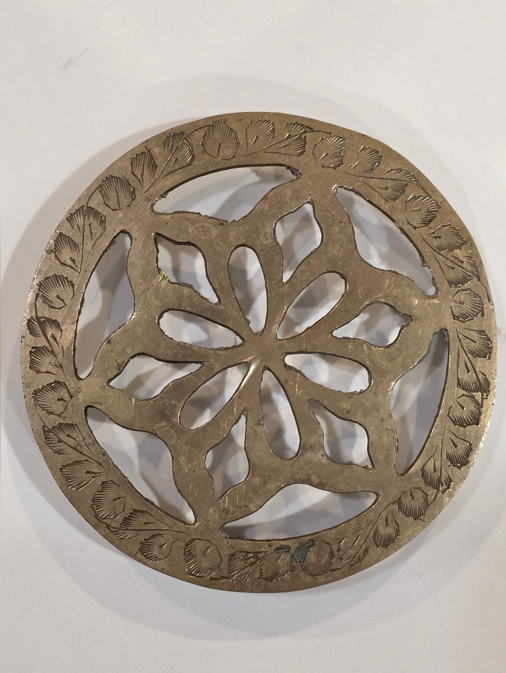 Vintage Brass Trivet